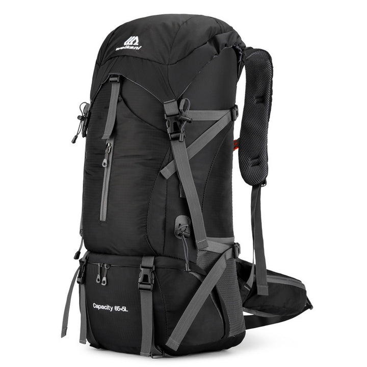 Sac à dos randonnée 70L étanche dos aéré, multi-poches
