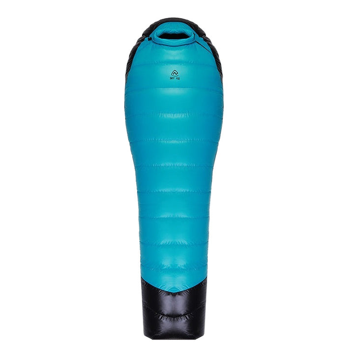 Sac de couchage duvet d’oie 400T 20D momie 0 à −5 °C