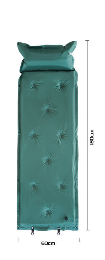 Matelas randonnée gonflable 183 × 57 × 2,5 cm avec oreiller