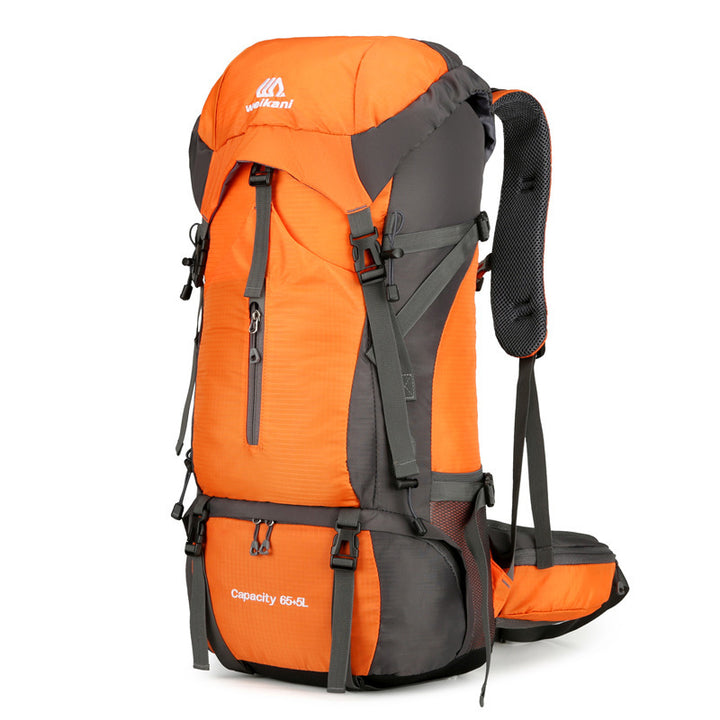 Sac à dos randonnée 70L étanche dos aéré, multi-poches