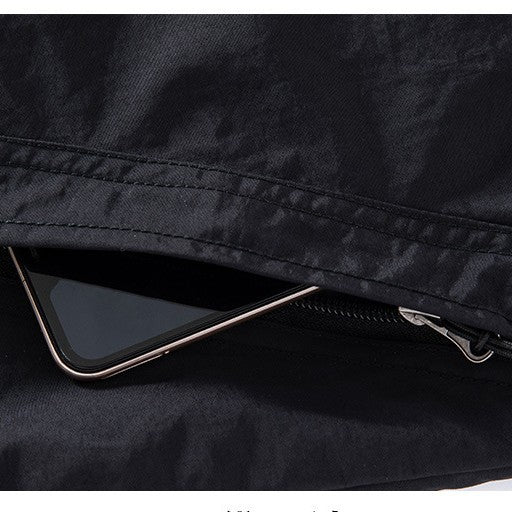 Veste imperméable randonnée homme, capuche et poches zippées