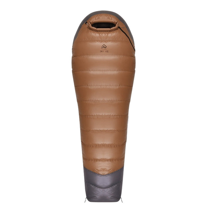 Sac de couchage duvet d’oie 400T 20D momie 0 à −5 °C