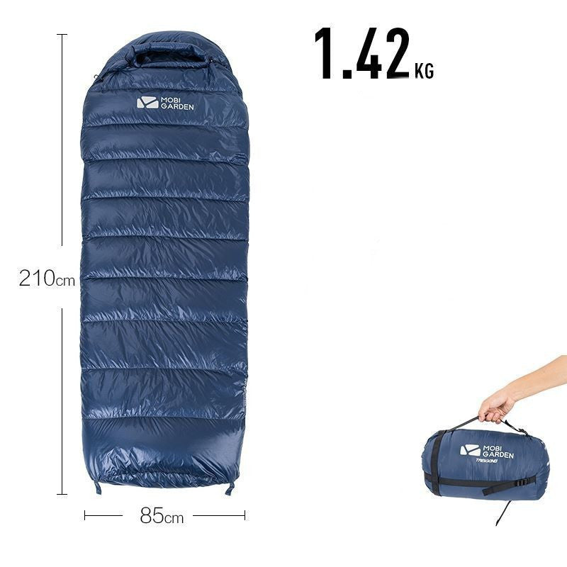 Sac de couchage momie duvet – chaud, compact et léger