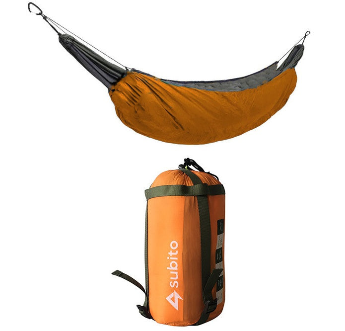 Underquilt isolant hamac 320D + coton TC – bivouac hiver