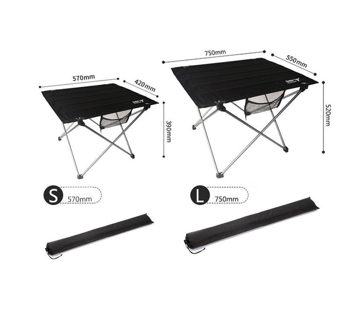 Table pliante ultralégère aluminium 7075 – camping & outdoor