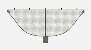 Hamac avec moustiquaire intégrée léger et compact