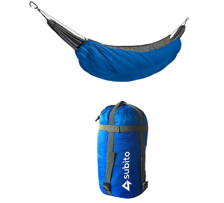 Underquilt isolant hamac 320D + coton TC – bivouac hiver