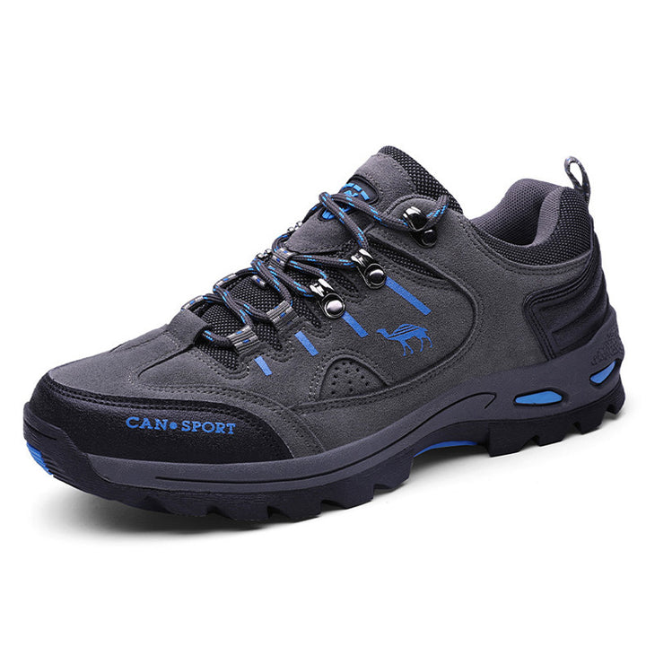 Chaussures randonnée basses cuir velours – adhérence sûre