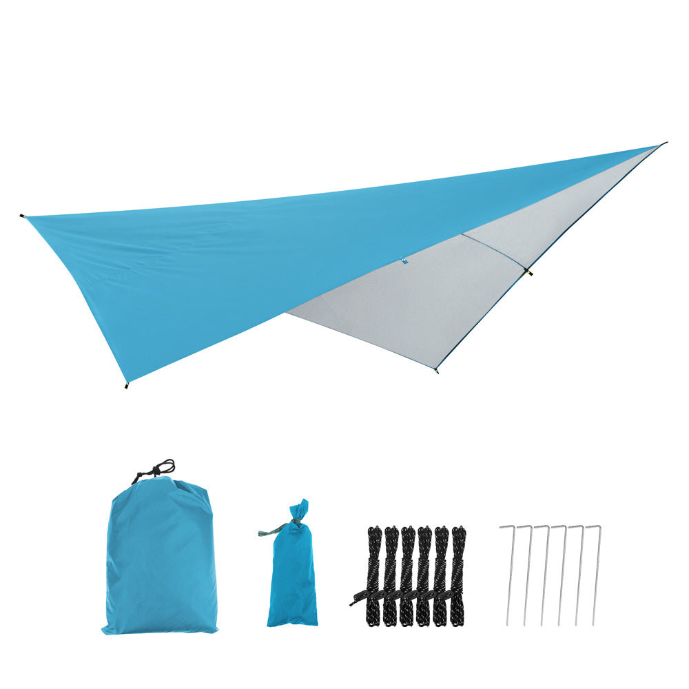 Bâche de camping imperméable 290×290 cm
