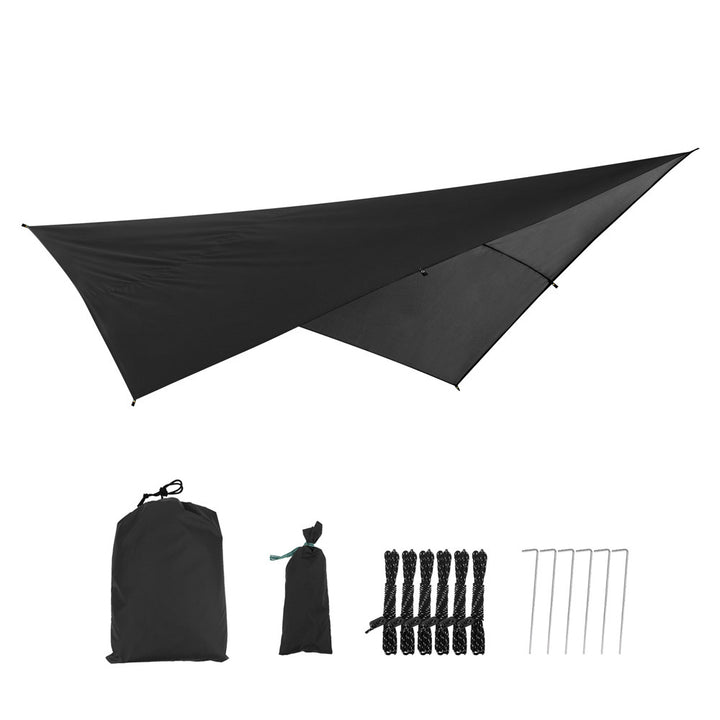 Bâche de camping imperméable 290×290 cm