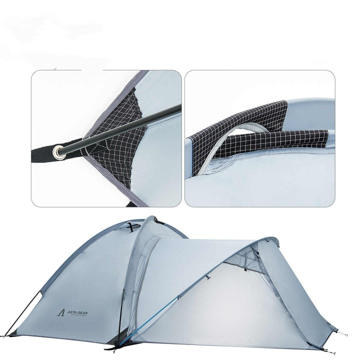 Tente randonnée 1 place Asta Gear 1 autoportante ultralégère