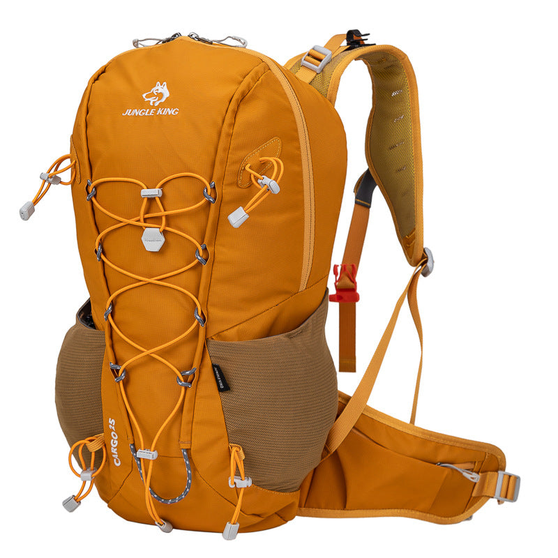 25L hiking backpack with nylon and ventilated back