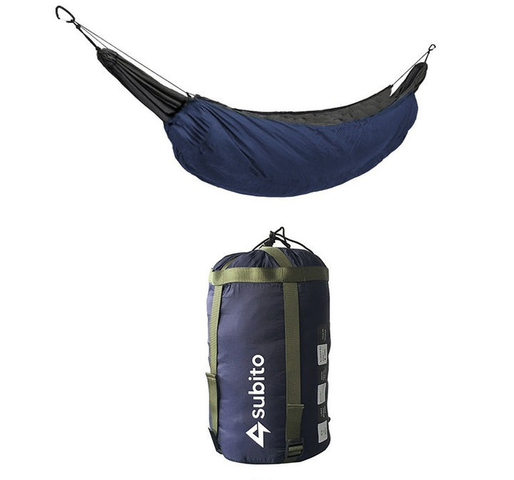 Underquilt isolant hamac 320D + coton TC – bivouac hiver