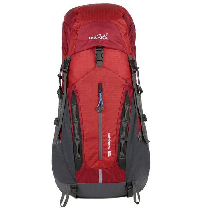 Sac à dos randonnée 60–75L étanche, dos aéré multipoche