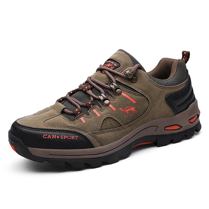 Chaussures randonnée basses cuir velours – adhérence sûre