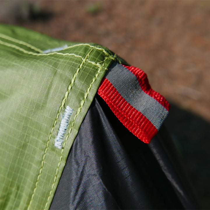 Tente ultralégère 1 à 2 personnes 15D silnylon, montage bâtons