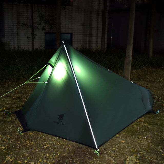 Tente solo double paroi 950g ouverture latérale