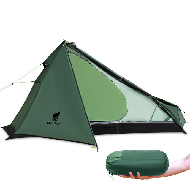 Tente solo double paroi 950g ouverture latérale