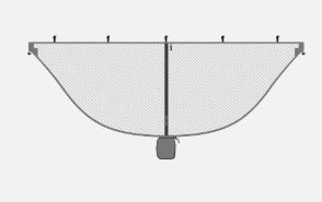 Hamac avec moustiquaire intégrée léger et compact