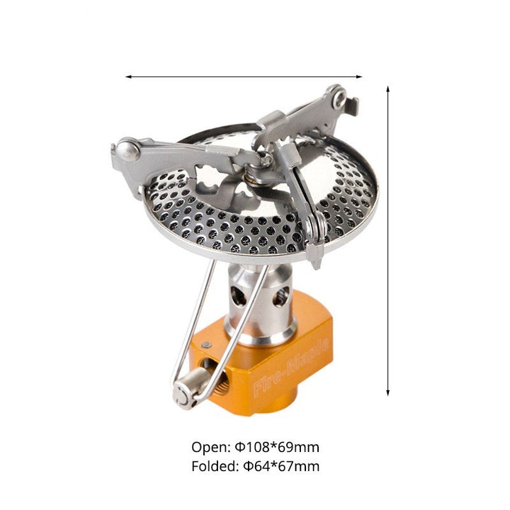 Réchaud ultraléger 70 g - 2 820 W, pliable et précis
