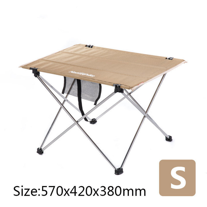 Table pliante portable - aluminium et toile Oxford