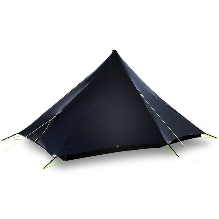 Tente 1 place 20D silicone noire trois saisons légère