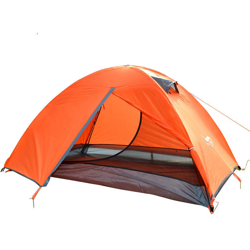 2-Personen-Doppelschicht-wasserdichtes Zelt 3000 mm Camping