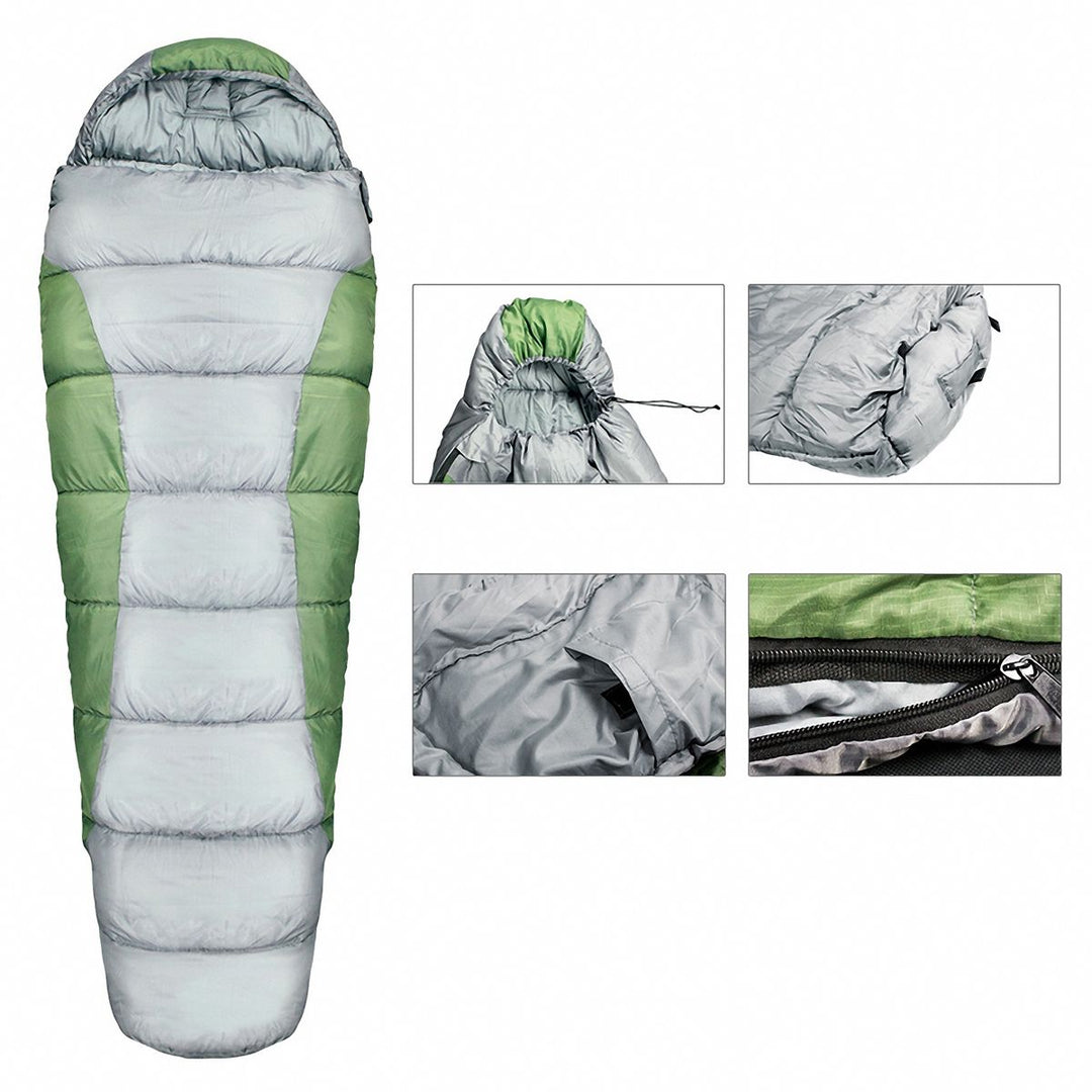Sac de couchage sarcophage 3 saisons 210T, léger et confortable