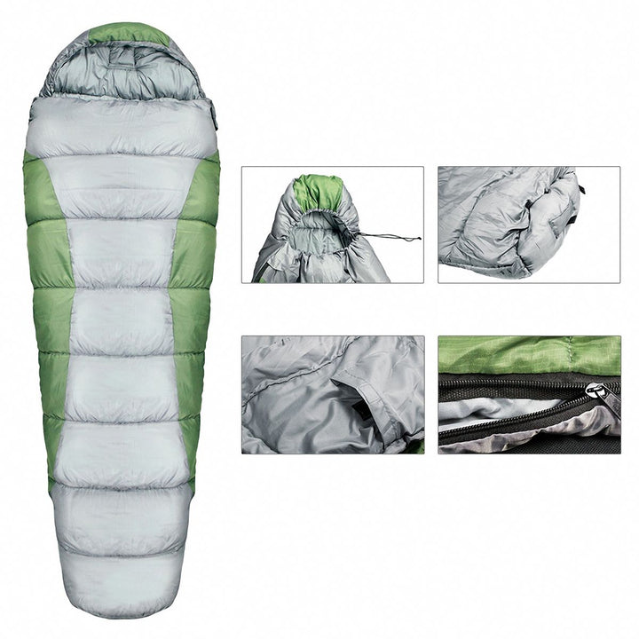 Sac de couchage sarcophage 3 saisons 210T, léger et confortable