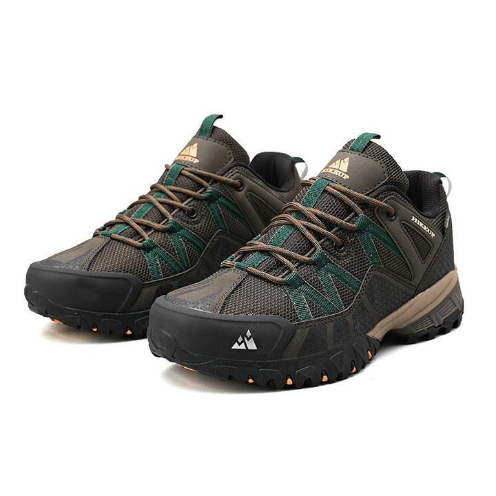 Chaussures randonnée basses cuir/mesh homme