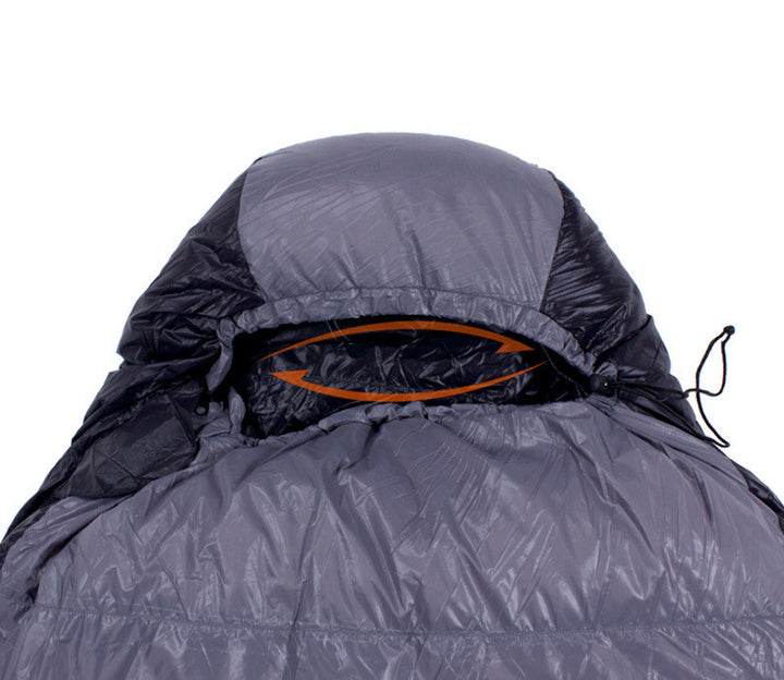 Sac de couchage duvet 800 g 380T, momie 3/4 saisons