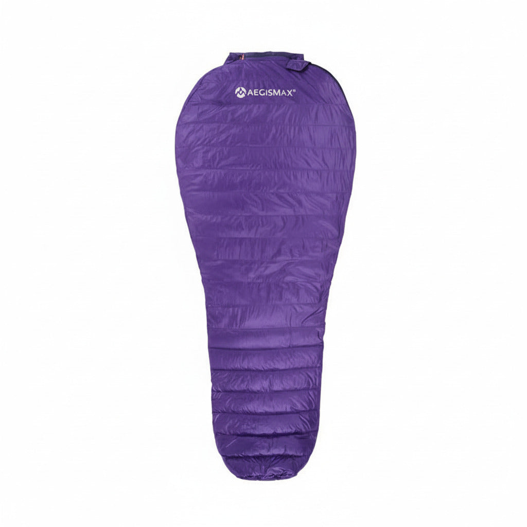 Sac de couchage duvet 5°C léger AEGISMAX 700 cuin pour adulte grand