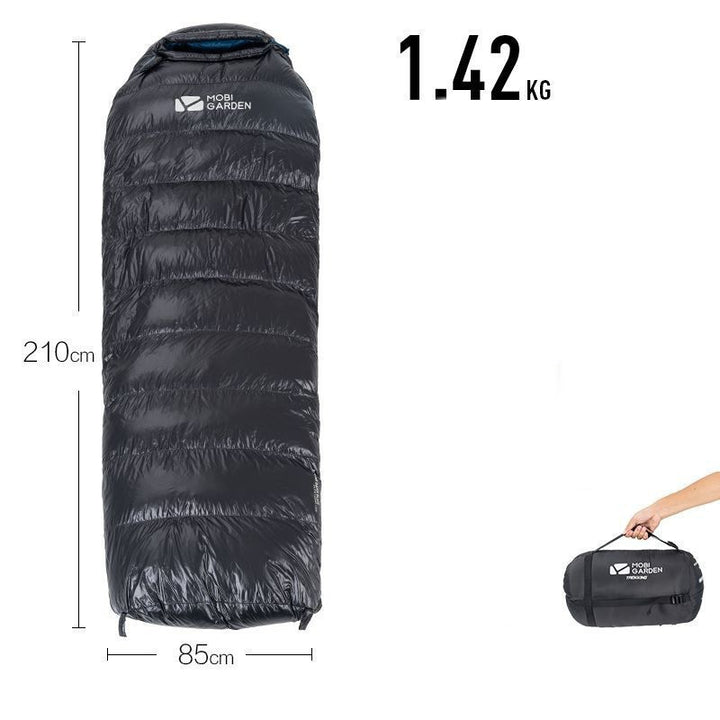Sac de couchage momie duvet – chaud, compact et léger