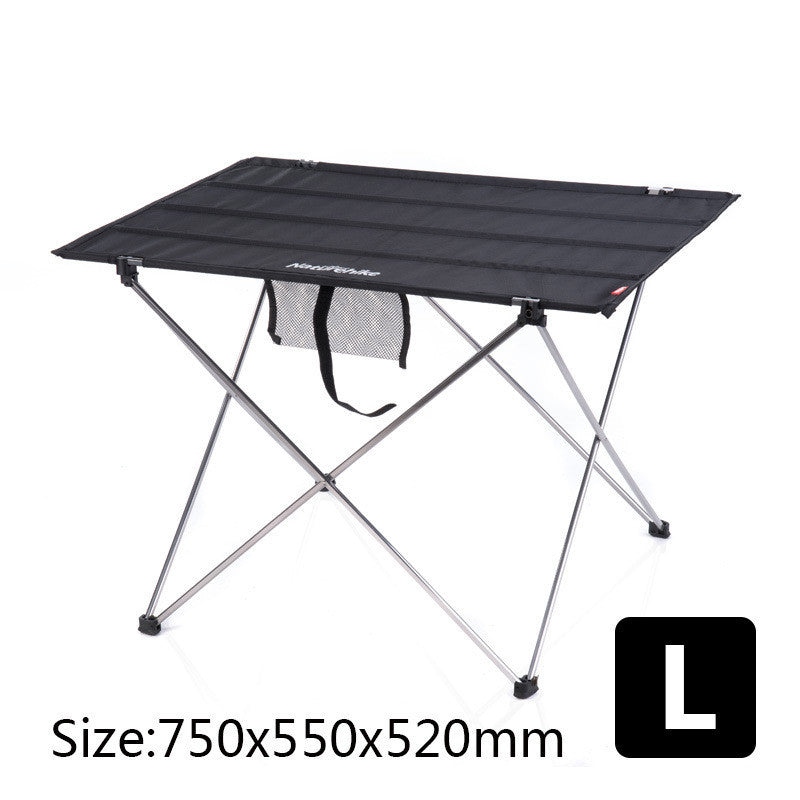 Table pliante portable - aluminium et toile Oxford