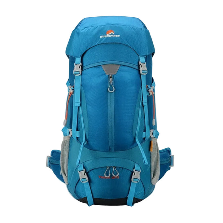 Sac à dos randonnée 65L étanche avec housse pluie trek