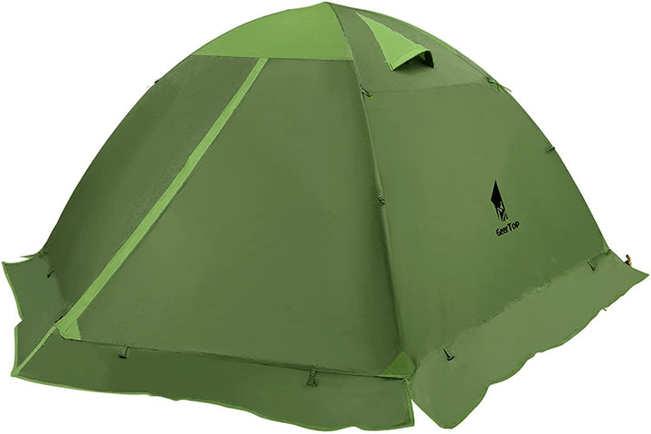 Tente 2 places double toit, polyester 210T et sol Oxford 210D