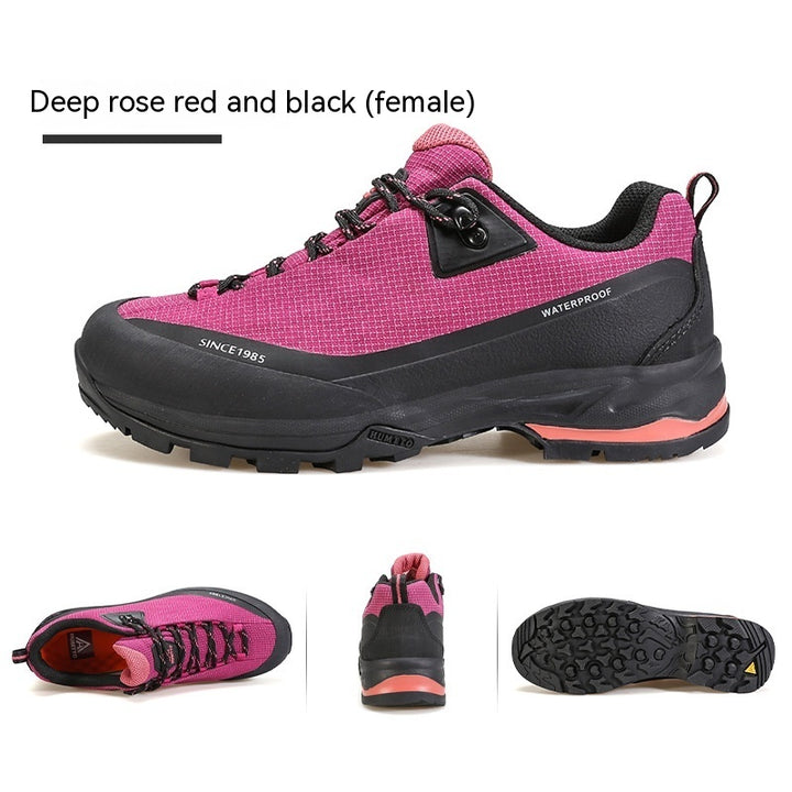 Chaussures basses randonnée et escalade respirantes antidérapantes