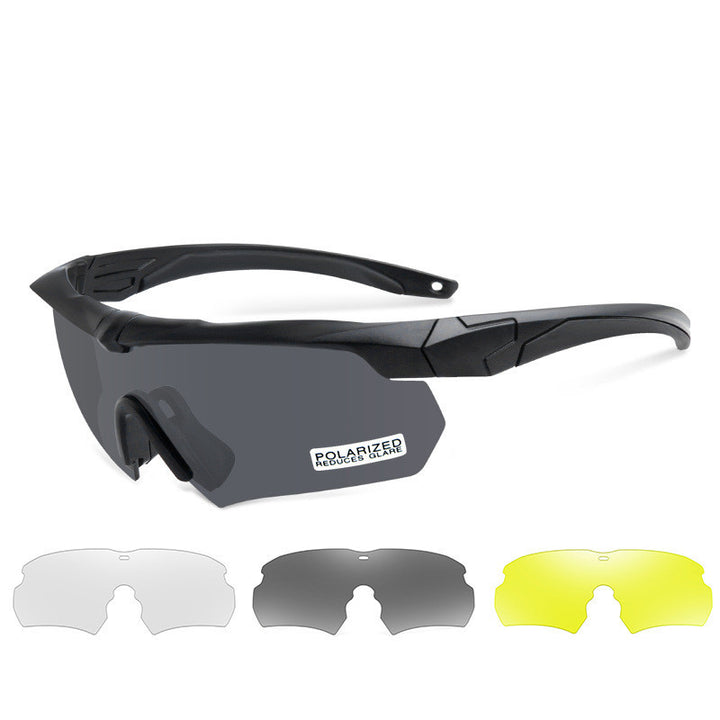 Lunettes tactiques 3 verres - protection et confort