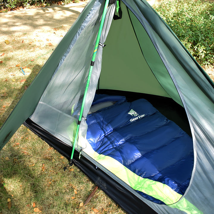 Tente solo double paroi 950g ouverture latérale