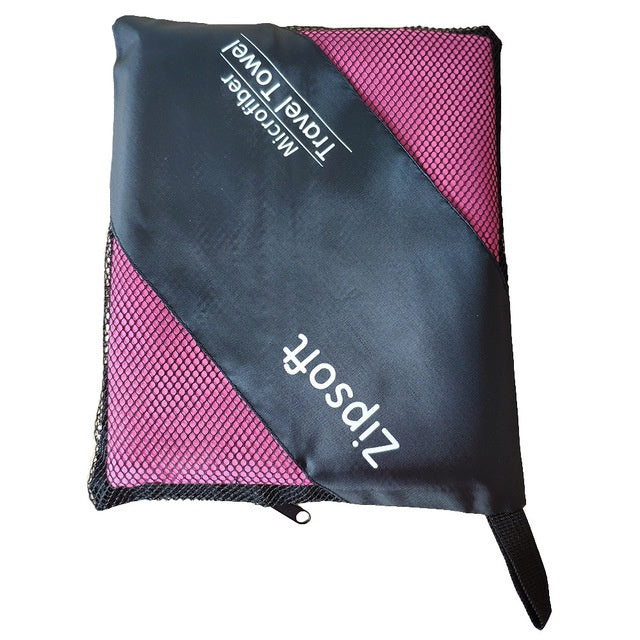 Serviette microfibre sport - séchage rapide et compacte