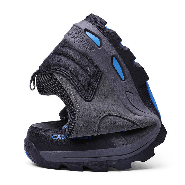 Chaussures randonnée basses cuir velours – adhérence sûre