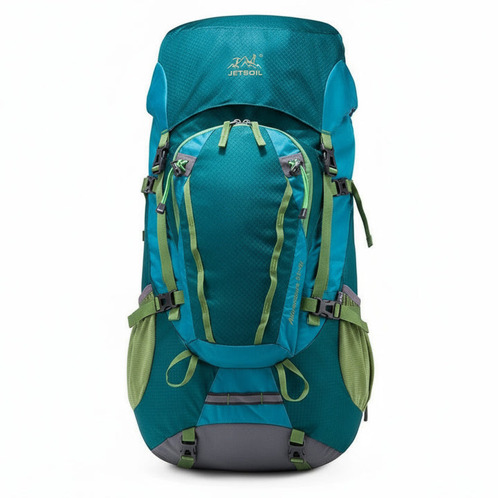 Sac à dos randonnée 60 L étanche sans armature, multipoche