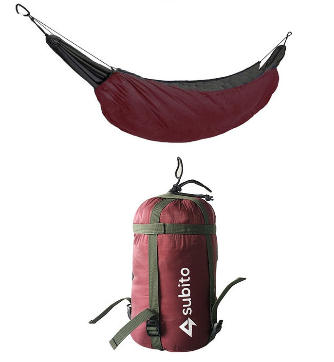 Underquilt isolant hamac 320D + coton TC – bivouac hiver