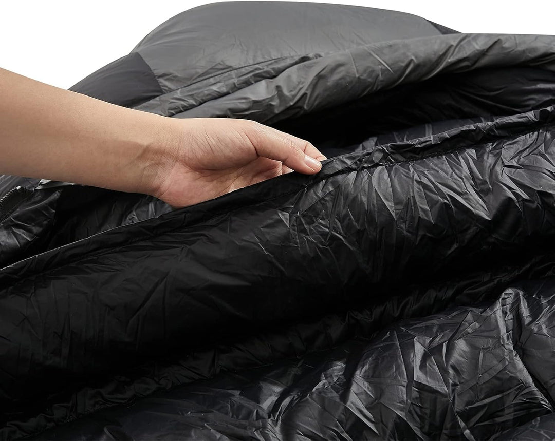 Sac de couchage duvet 800 g 380T, momie 3/4 saisons