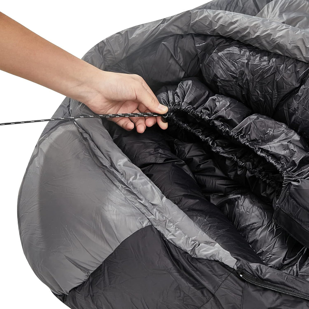 Sac de couchage duvet 800 g 380T, momie 3/4 saisons