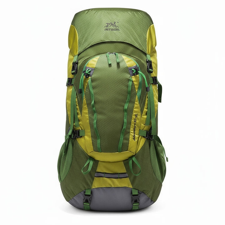 Sac à dos randonnée 60 L étanche sans armature, multipoche