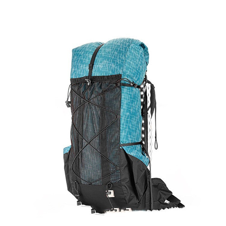 Sac à dos randonnée ultraléger 46+10 L Qi Dian Pro, nylon 210D