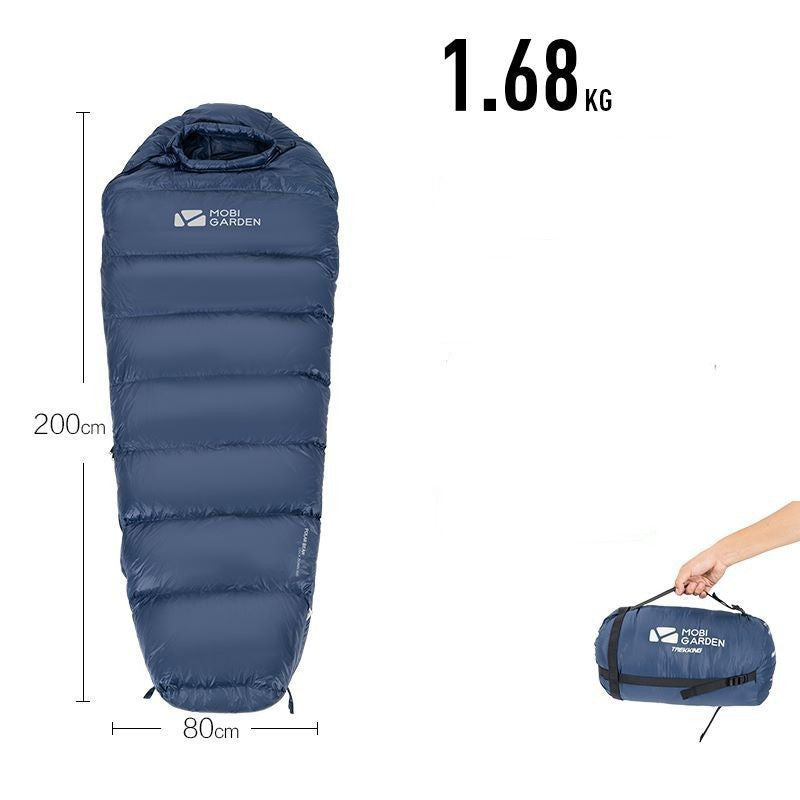 Sac de couchage momie duvet – chaud, compact et léger