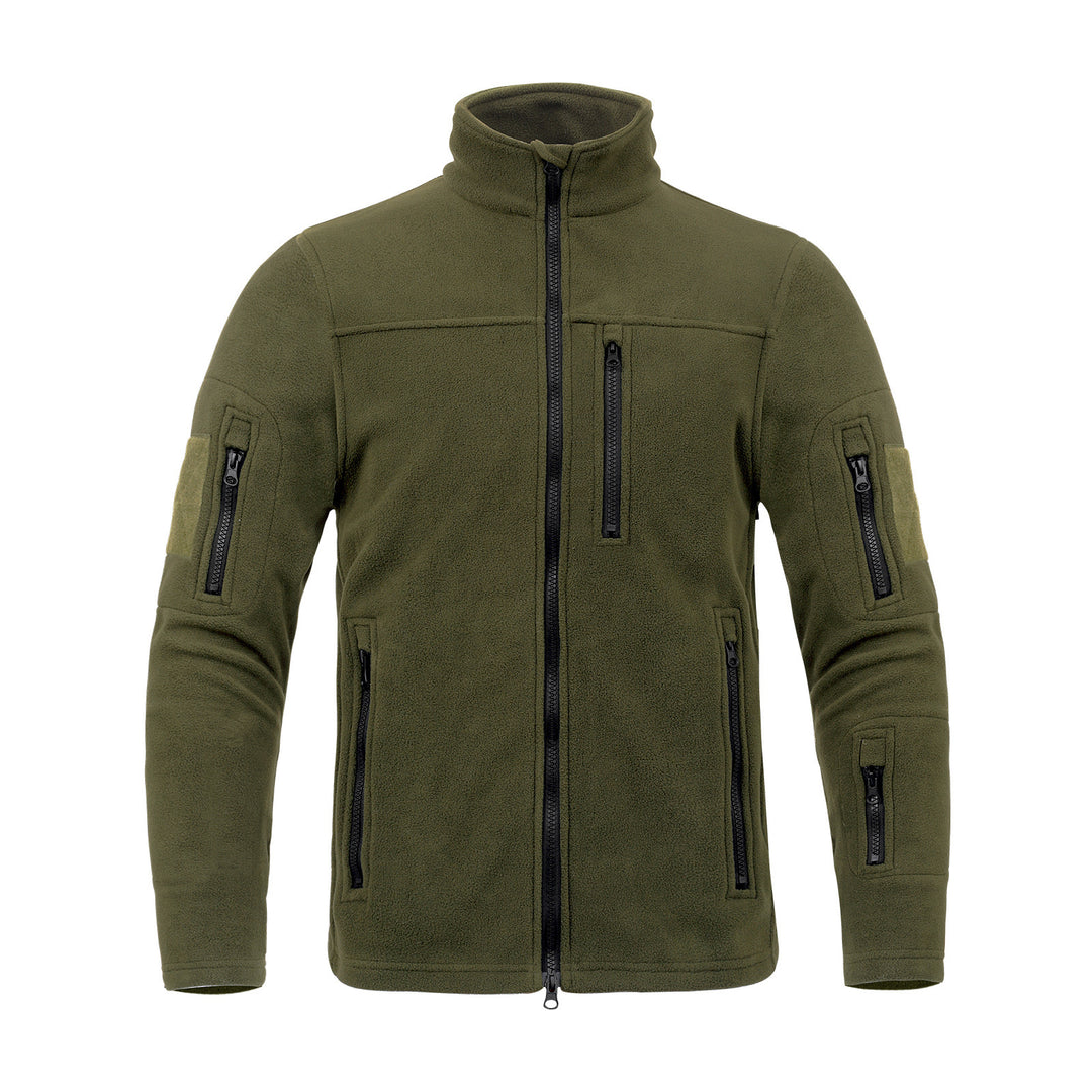 Veste Polaire Homme - Marque - Col Montant - Vert - Randonnée Vert - Sport Veste Polaire Homme - Marque - Col Montant - Vert - Randonnée Vert - Sport
