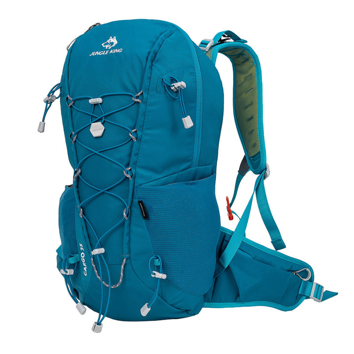 25L hiking backpack with nylon and ventilated back